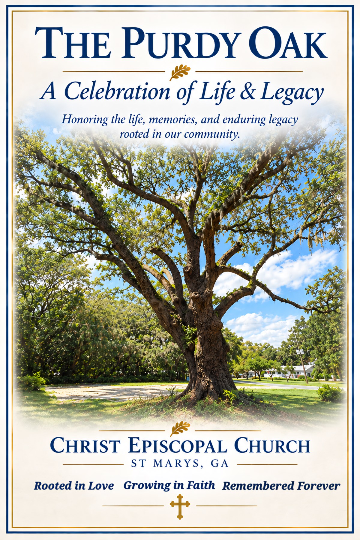 The Purdy Oak: A Celebration of Life and Legacy poster